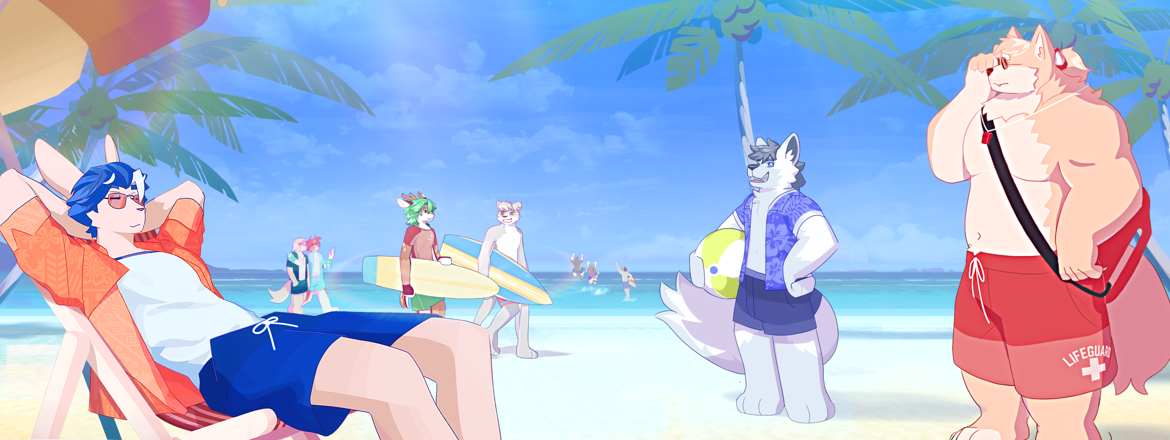 This Beach Isn't Empty Anymore